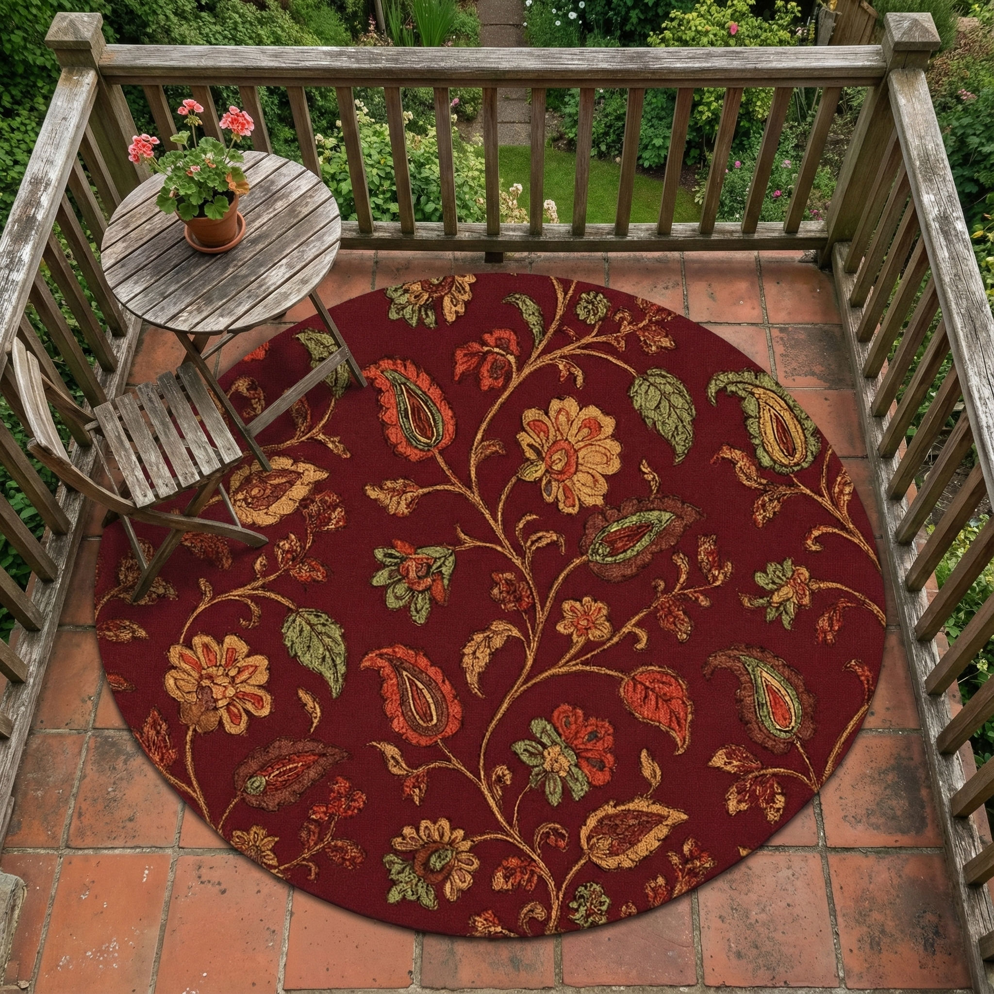 MELORA - Hand Tufted Floral Carpet
